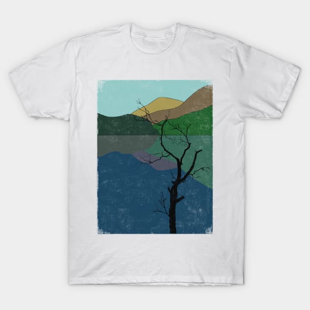 Lone Tree T-Shirt by bulografik